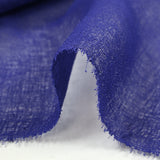 Plain royal blue polyester gauze