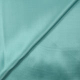 100% aquamarine silk satin