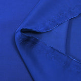 Royal blue viscose satin