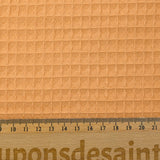 100% peach honeycomb cotton
