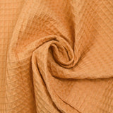 100% peach honeycomb cotton