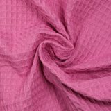 Cotton 100% honeycomb candy pink