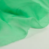 Mousseline 100% green silk