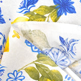 Fondo blanco de Lemon Azulejo de PoliCotton