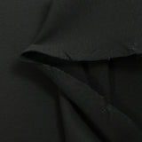Black ribbed cotton jersey