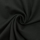 Black ribbed cotton jersey