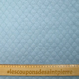Light blue Eva quilted chambray