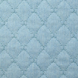 Light blue Eva quilted chambray