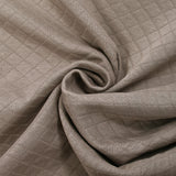 Josie greige quilted cotton jersey