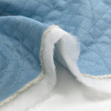 Light blue Eva quilted chambray