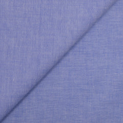 Chambray de coton fin bleu