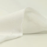 White heavy cotton polo knit