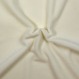 Jersey de velours tout doux blanc cassé