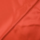 100% orange coral silk satin