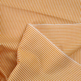Sophie fine woven-dyed cotton striped 2mm melon background