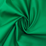 Mint green satin cotton poplin