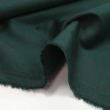 Emerald green satin cotton poplin