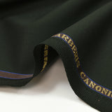 100% wool Super 110's forest green suit fabric