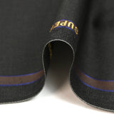 100% wool Super 110's anthracite suit fabric