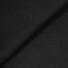 Tissu sweat minkee épais noir