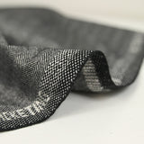 Gray herringbone wool blend suit fabric