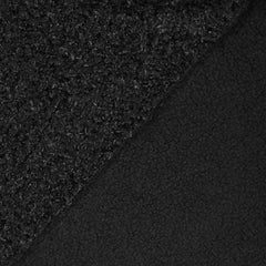 Lainage bouclette envers polaire noir