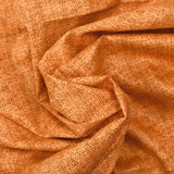 Printed cotton with dark orange background