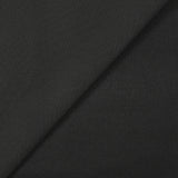 Barbara heat-bonded polyviscose twill crepe black