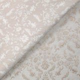 Ecru Amandine velvet brocade