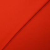 Fire orange viscose and acetate satin crepe