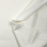 Off-white diamond quilted jersey