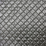 Silver quilted black background