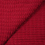 100% algodón alveolar color cereza
