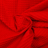 100% red honeycomb cotton