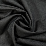 Fancy ecru, anthracite and brown wool blend suit fabric