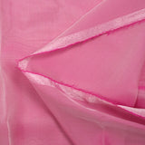 100% plain silk muslin light pink changing fuchsia