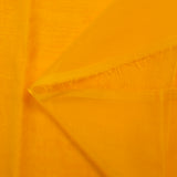 100% muselina de seda lisa en amarillo soleado