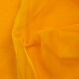 100% muselina de seda lisa en amarillo soleado