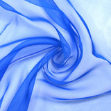 100% plain azure silk muslin