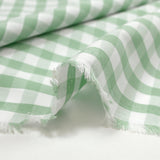 Cotton Vichy 9mm jade green