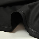 Black polyester tailoring fabric