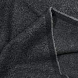 Brushed heather gray wool blend