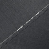 Tejido de traje sarga gris oscuro mezcla lana