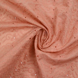Broderie anglaise Izanagi vieux rose