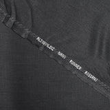 Dark gray mottled fancy wool blend suit fabric