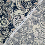 Coton liberty ® Firework Garden bleu au mètre