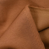 Thick camel minkee sweatshirt fabric