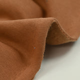 Thick camel minkee sweatshirt fabric