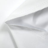 White satin cotton poplin