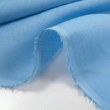 100% Light sky blue linen
